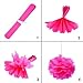 28Ct Hot Pink Gold Tissue Hanging Paper Decorations Kit Flamingo Wedding Favors Fuchsia Tissue Paper Pom-Poms Balls Tassel Hangings Garlands Baby Shower Party Decorations