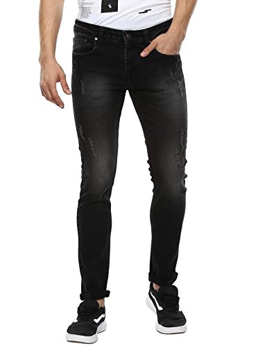 american crew men's slim fit stretch jeans faded black