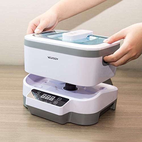 Ultrasonic Jewelry Cleaner with Degas, Detachable Tank and Time Setting