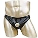 CHICTRY Mens Fetish Patent Leather Front Hole Openwork Jockstrap Underwear