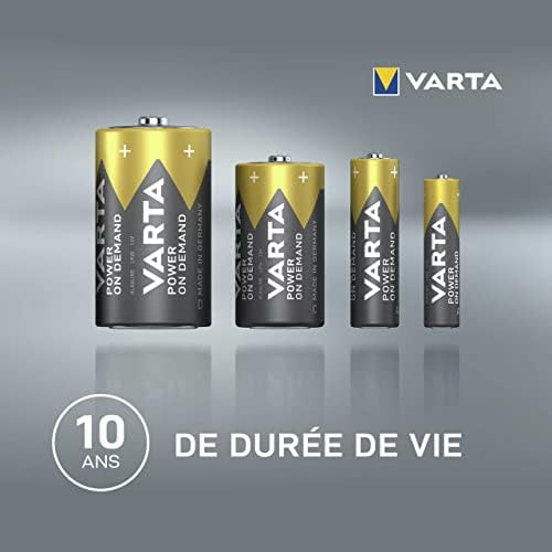 Piles 20x AA & 20x AAA, lot de 40, Power on Demand, Alcaline, Mix Pack, Emballage écologique, idéal pour Les Accessoires informatiques, Smart Home, Made in Germany
