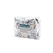 Comfort Spaces Paco 3 Piece XL/Twin Comforter Set Kitty Cat Paris Eiffel Tower Cute Print for Toddler Kids Boys Girls All Season Down Alternative, Aqua