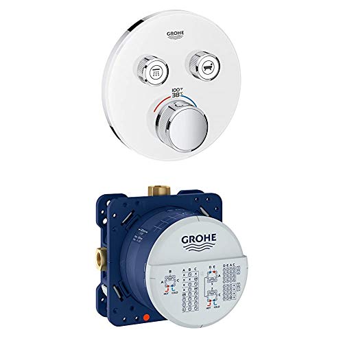 GROHE Grohtherm Smart Control Dual Function Thermostatic Round Trim