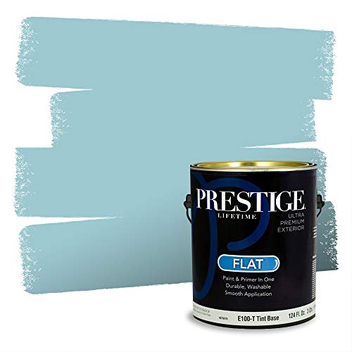 PRESTIGE Paints Exterior Paint and Primer In One, 1-Gallon, Flat, Comparable Ma…