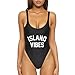 Dixperfect Womens Graphic One-Piece Monokini Swimsuit Bathing Suit (L, P4S)