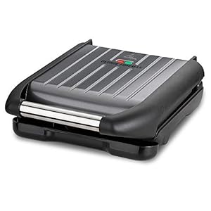George-Foreman-Medium-Grey-Steel-Grill-25041 George Foreman Medium Grey Steel Grill 25041