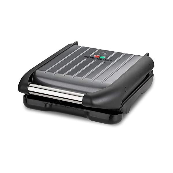 George-Foreman-Medium-Grey-Steel-Grill-25041 George Foreman Medium Grey Steel Grill 25041
