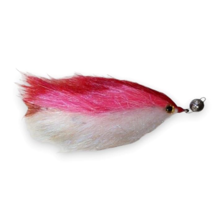 JIG FLY Hot Pink fishing lure handmade pike SUPER FLY 5g cheb FISHIN ADDICT