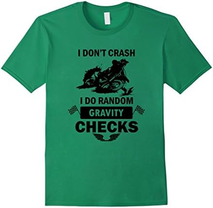 Kids Funny Dirt Bike Motocross T-Shirt 8 Kelly Green