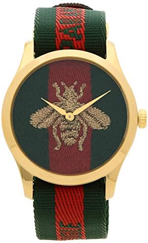 腕時計 レディース 販売期間 限定のお得なタイムセール Gucci Ya 38mm レッド グリーン 並行輸入品