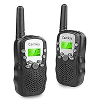 Real Walkie Talkies for Kids Birthday Gift, Toy for Kids Age 4-10 Boys 2 Way Radios Toys Phone Black