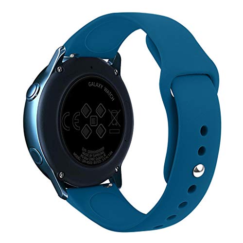 Clearance! Sports Soft Silicone Watch Band for Samsung Galaxy Watch Active Women Men Replacement Wrist Straps 96+110MM/130MM