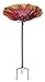 Regal Art & Gift Bird Feeder/Bath with stand, Birdwatching essential, Durable Glass & Metal, Outdoor Decor, Easy-Fill, Heavy duty poles, Ideal for Porch, Patio, Backyard, Garden - 12