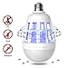 Peruser Bug Zapper Light Bulb, 3 in 1 Anti Mosquito Killer Lamp, E26/E27 Pest Control Light Bulbs, Zaps & Kills Insects, Suit for Indoor Outdoor Porch Lawn Garden