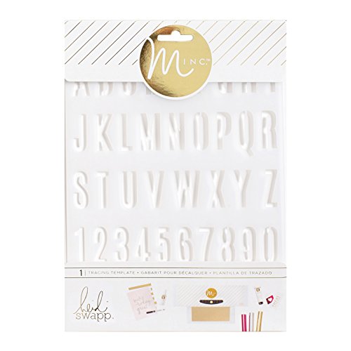 American Crafts Heidi Swapp Minc Tracing Template Alphabet