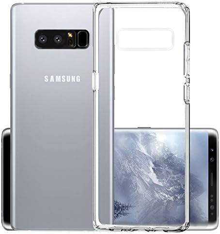 Samsung Galaxy Note 8 Case, Galaxy Note 8 case ultra thin flexible case, hybrid shock absorbing, Crystal Clear Silicone TPU Case for Galaxy Note 8 Case, Clear (HD Clear).