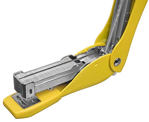 Fortis Half-Strip Plus Ergonomic Grip Compact Stapler (Yellow)