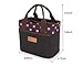 Muitifunction Canvas Bento Lunch Bag for Picnic Travel Tote Lunch Bag with Rope Belt Stylish