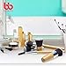 Professional Kabuki Makeup Brushes Set – 11 Pc Wooden Handle Cosmetic Foundation Make up kit Beauty Blending for Powder and Cream – Bronzer Concealer Contour Brush Travel Case - Beauty Bon