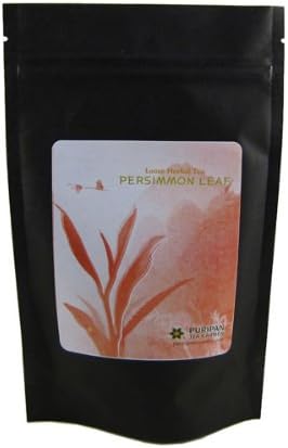 Puripan Loose Leaf Herbal Tea, Persimmon Leaf 1 oz. Bag,
