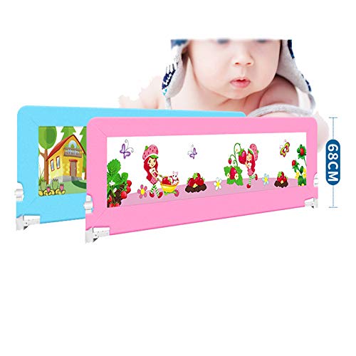 Pink Pink ポータブルベッドガード さいず 0 8m 色 サイズ 0 8m B07kq3xbq6 余分な背の高い灰色のベッド レール幼児のために 折り畳み式の子供のためのベビーベッドガードレール高い68cm ベビージムプレイマット 年間ランキング6年連続受賞 Www Brti Co Zw
