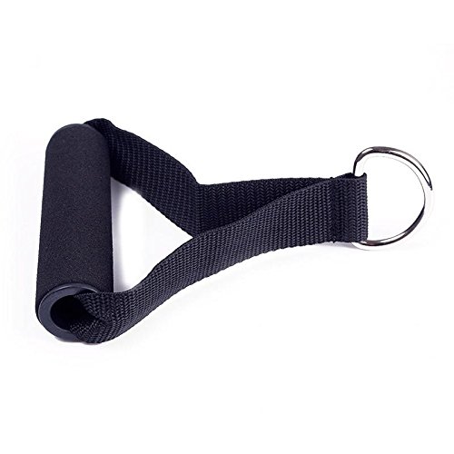 Ownsig 2 Pack Tricep Rope Cable Exercise Fitness Machine Attachments Bar Dip Station Resistance Band - Thumbnail 3