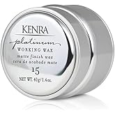 Kenra Platinum Working Wax 15 | Matte Finish Styler | All Hair Types