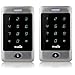 TIVDIO T-AC800 Access Control System Door Keypad Locks Touch Keypad Access Control Keypad Door Lock Outdoor 125KHz Back Light Keypad ID Support 8000 User ( 2 Pack Silver)
