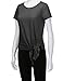 RENGA X NO BOTHER Women's Deep V neck Short Sleeve Loose Fit Lightweight Top