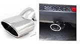 Yingchi 1Pcs Silver Stainless Exhaust Muffler Tail Pipe Tip Tailpipe for Honda HRV HR-V 2016-2017 2018