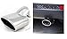 Yingchi 1Pcs Silver Stainless Exhaust Muffler Tail Pipe Tip Tailpipe for Honda HRV HR-V 2016-2017 2018