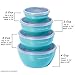 KitchenAid Classic Prep Bowls, Set of 4, Aqua Sky
