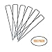 MTB 100 Pack 6x1 inch 11GA(0.12inch) Sod Staples Garden Pins Netting Stakes Ground Spikes Landscape Cover Pegs Anti-Rust Galvanized