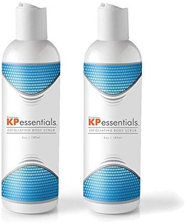 KP Essentials - Keratosis Pilaris Exfoliating Body Wash - Wash Away Red Bumps Caused By KP for Confident Clear Skin, 12oz 2 Bottles (Save $20)
