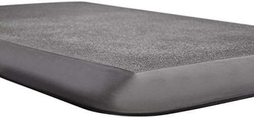 Hustle Mats 3/4'' Anti Fatigue Comfort Mat with Ergonomic Foam | Non Slip &amp; Water Resistant | For Kitchen Work &amp; Standing Desk on Any Floor | 32x20 inches, Black