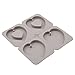 GUAngqi 4-Cavity Soap Molds Silicone Candles Aroma Wax Flowers Tablets Mold DIY Wax Plaster Mould Heart Shape Soap Making Mold
