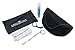 Eagle Eyes Pro-Master Gs-2 Gunmetal Polarized Wrap Sunglasses, 65 mm