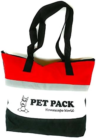 Easy Pet Travel Tote with Vet Record Holder and Waste Dispenser