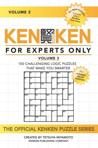 KenKen No-Ops: Nasty 9x9s and More: Roberts, David, Miyamoto