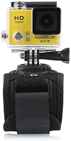 CCBETTER Sports Action Camera Accessories Wrist Strap Mount Kit CS810/CS810W/CS710/CS720W Waterproof Sports Video Camera