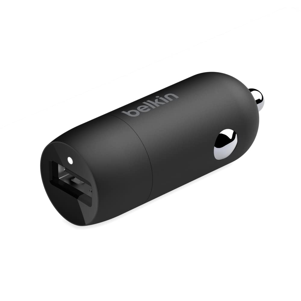 Belkin USB-C Fast Car Charger 20W-Black (iPhone Fast Charger Compatible with iPhone 12 Pro Max/12/12 Pro/ 12 Mini, Samsung Galaxy S20, S20+, S20 Ultra, Note20, Google Pixel and More) (CCA003bt)