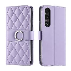 Lucyliy Compatible with Sony Xperia 1 V Case Flip