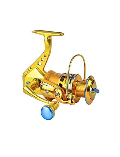 LLJPYX7L Sich drehende Angelrolle, hohe Übersetzung 5,5: 1, Kipphebel Links/rechts auswechselbar, 18 Edelstahllager für…