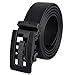 JINIU Men's Leather Belt Automatic Buckle 35mm Ratchet Dress Black Belts Boxed FG2