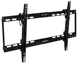 Mount-It! MI-1121M Slim Tilting TV Wall Mount Low Profile Bracket for Sony, Samsung, LG, Vizio, TCL LED/LCD/4K TVs 32-75 inch TVs up to VESA 600 x 400 and 130 lbs Capacity