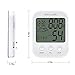 Bodyguard Digital Hygrometer Indoor Thermometer,Multifunctional Humidity Gauge,with Backlight Temperature Humidity Monitor