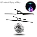 OCDAY Flying Ball, RC Flying Toy, Kid Toys, Infrared Induction Helicopter Drone with Colorful Shinning LED Light and Remote Controller for Kids, Indoor and Outdoor Games 