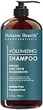 BotanicHearth Volumizing Hair Loss Shampoo - Biotin, Rosemary Oil and Growth Promoting Natural Ingredients, Sulfate Free, 16 fl oz