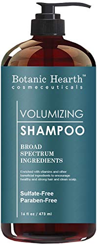 BotanicHearth Volumizing Hair Loss Shampoo - Biotin, Rosemary Oil and Growth Promoting Natural Ingredients, Sulfate Free, 16 fl oz