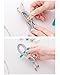 Agreatca 40PCS Mini Silicone Reusable Fastening Cable Strap Wire Organizer for Wire management,Earphone Cable,Date Cable,Cord Cables etc.